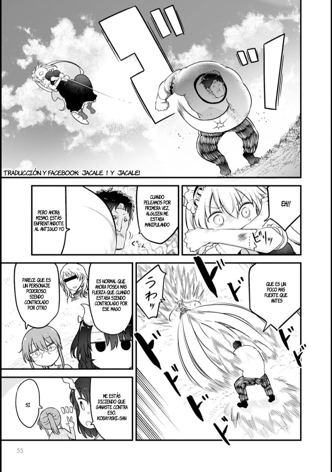 Kobayashi-san Chi no Maid Dragon Capitulo 139 página 4