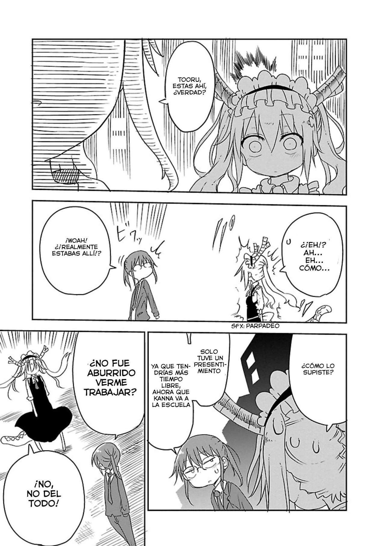 Kobayashi-san Chi no Maid Dragon Capitulo 14: Tooru y el Trabajo de Oficina página 10