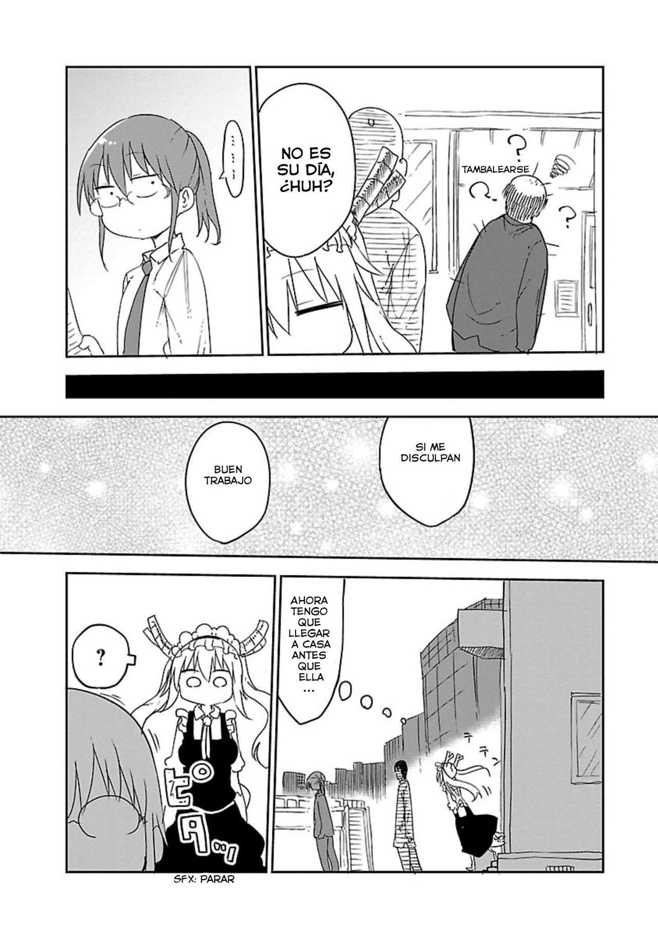 Kobayashi-san Chi no Maid Dragon Capitulo 14: Tooru y el Trabajo de Oficina página 9
