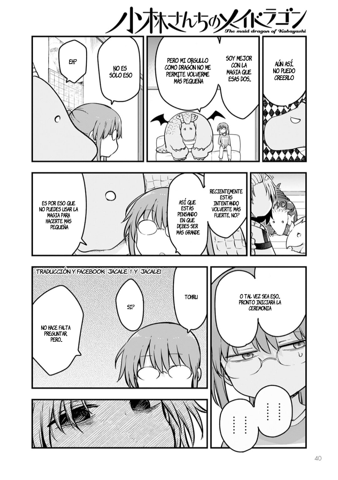 Kobayashi-san Chi no Maid Dragon Capitulo 140 página 11