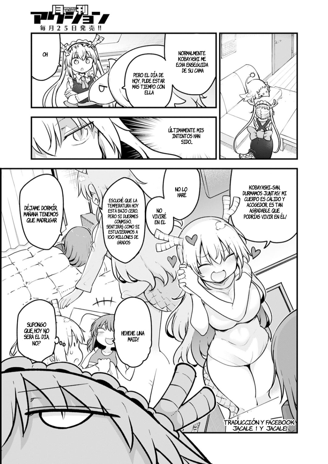 Kobayashi-san Chi no Maid Dragon Capitulo 140 página 4