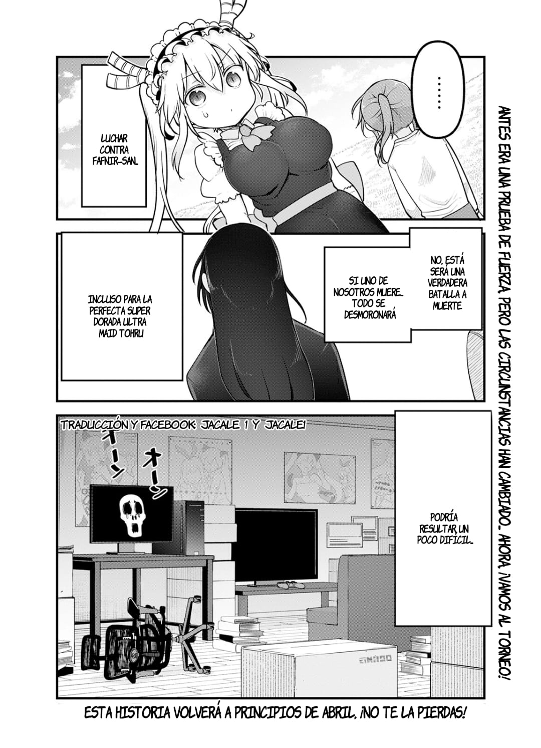 Kobayashi-san Chi no Maid Dragon Capitulo 141 página 17