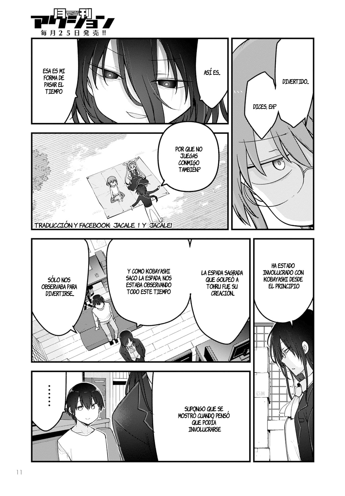 Kobayashi-san Chi no Maid Dragon Capitulo 141 página 6