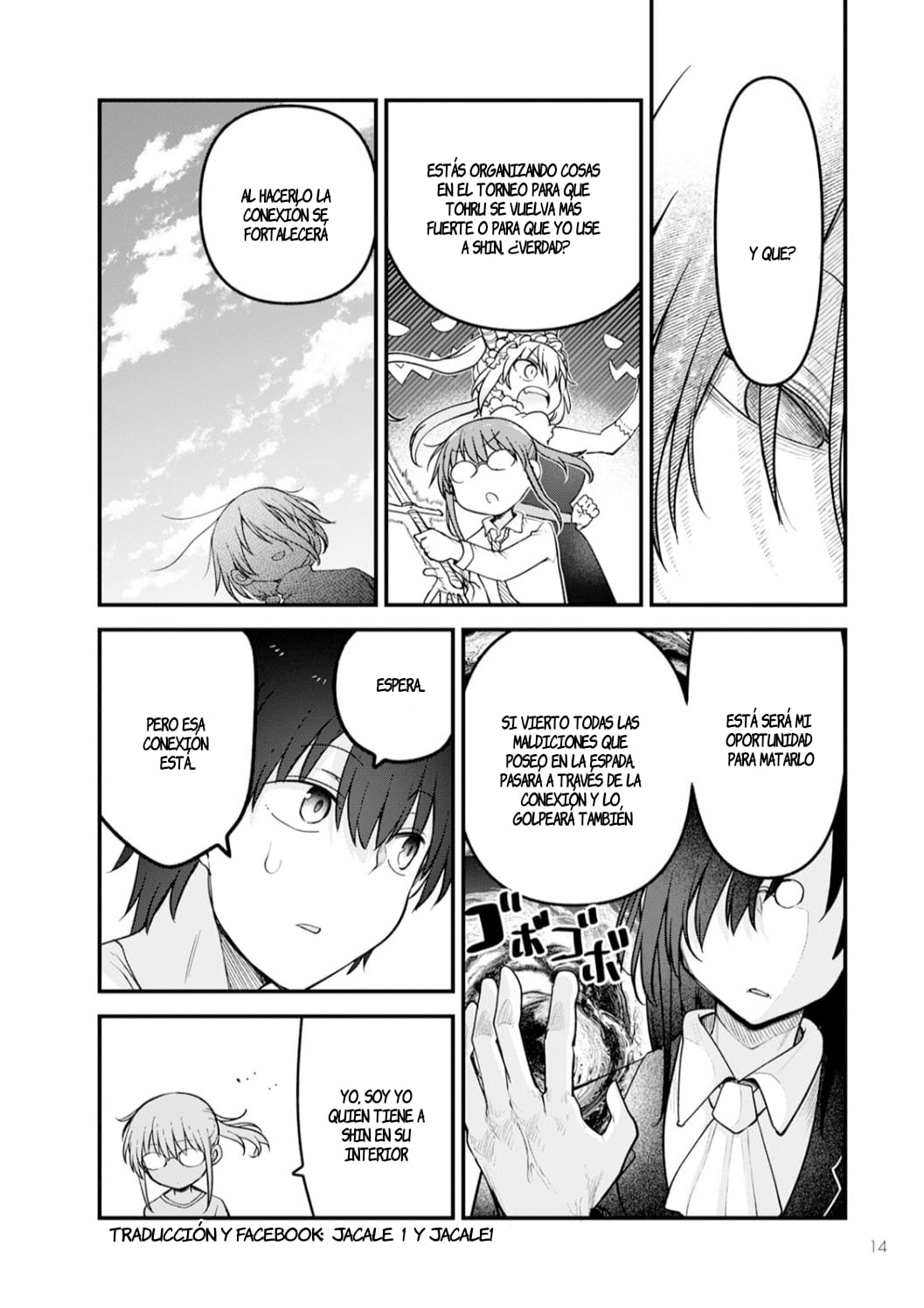 Kobayashi-san Chi no Maid Dragon Capitulo 141 página 9