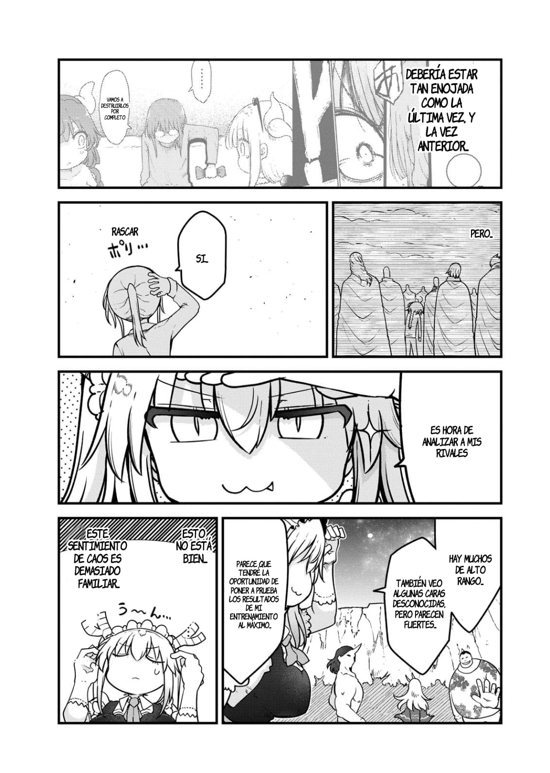 Kobayashi-san Chi no Maid Dragon Capitulo 142 página 12