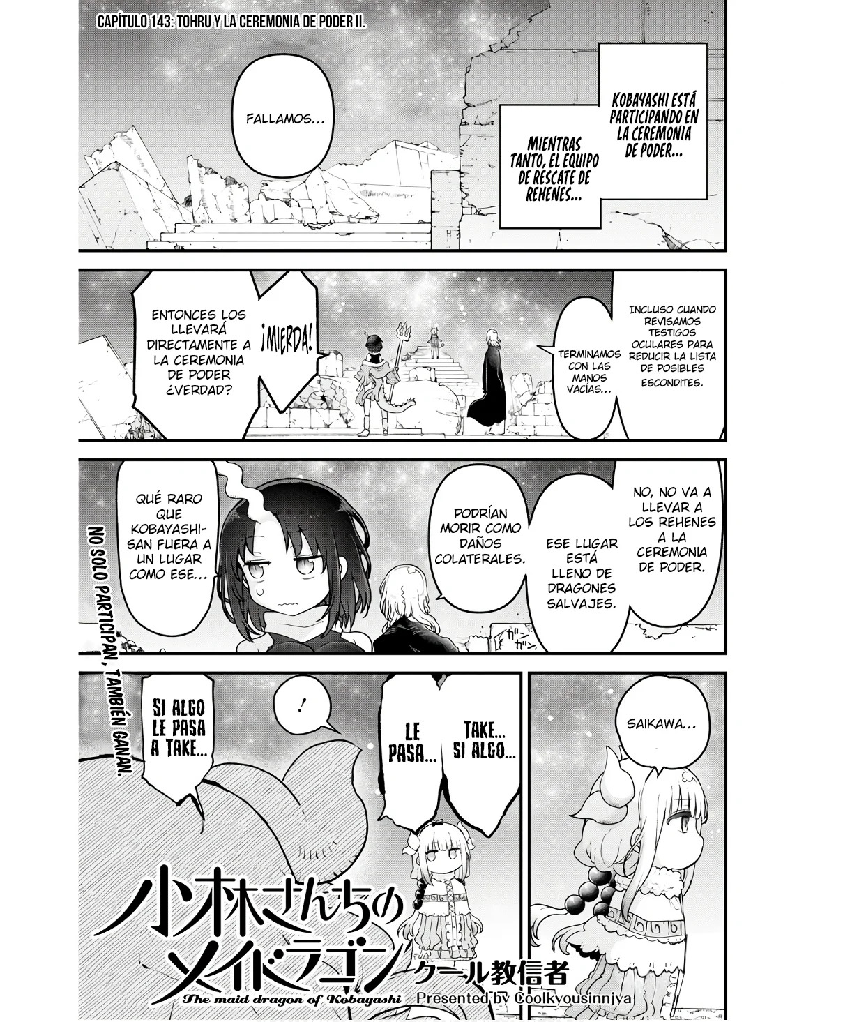 Kobayashi-san Chi no Maid Dragon Capitulo 143 página 2