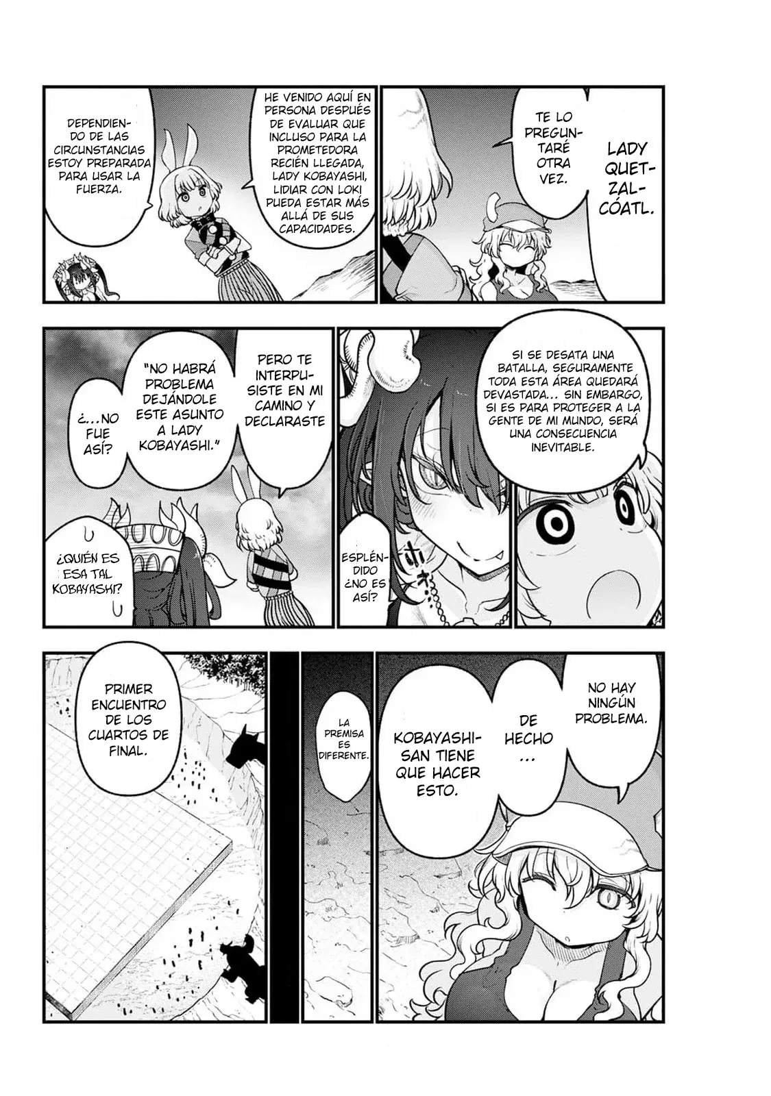 Kobayashi-san Chi no Maid Dragon Capitulo 147 página 8