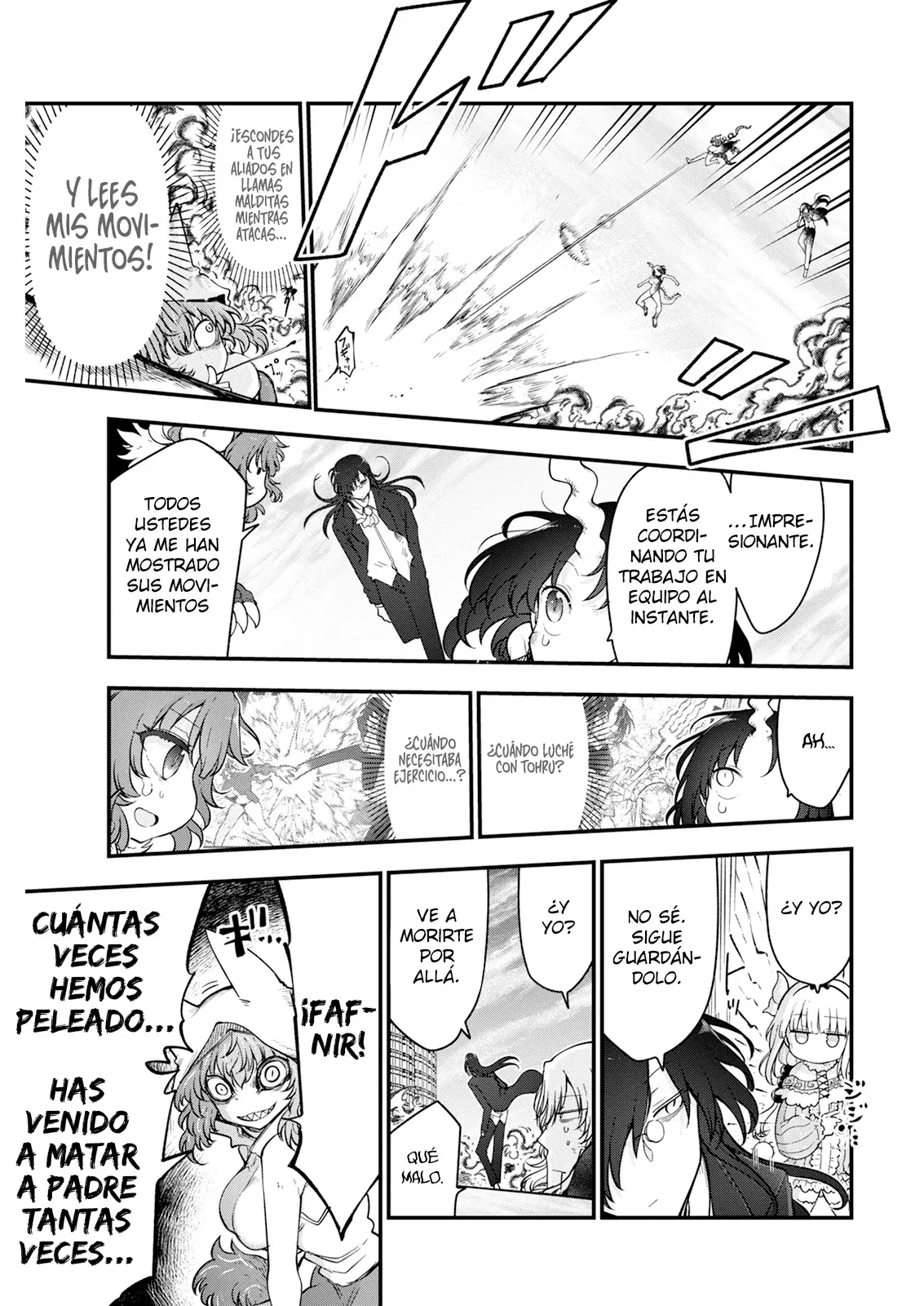 Kobayashi-san Chi no Maid Dragon Capitulo 149 página 4