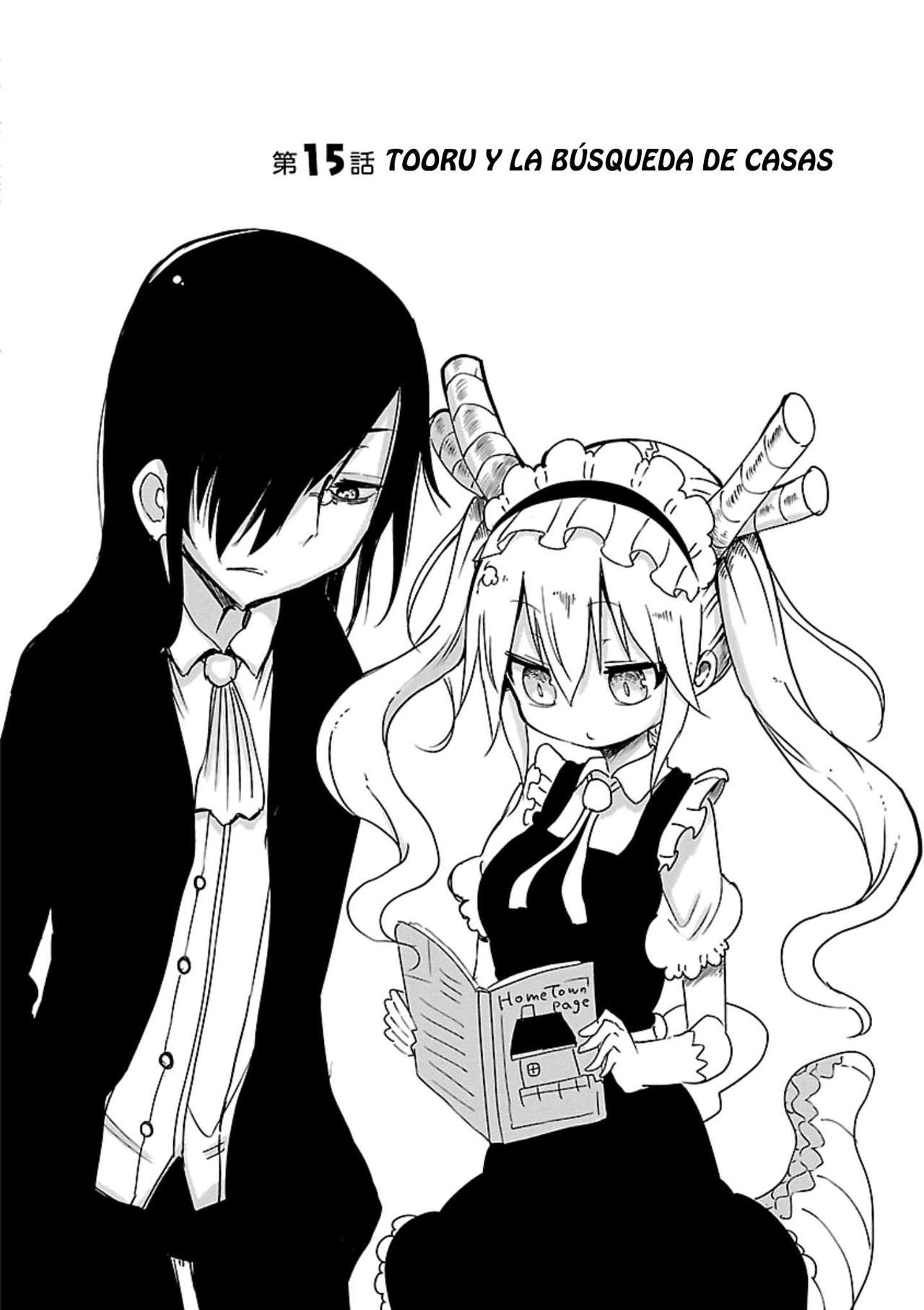 Kobayashi-san Chi no Maid Dragon Capitulo 15: Tooru y la Busqueda de Casas página 4