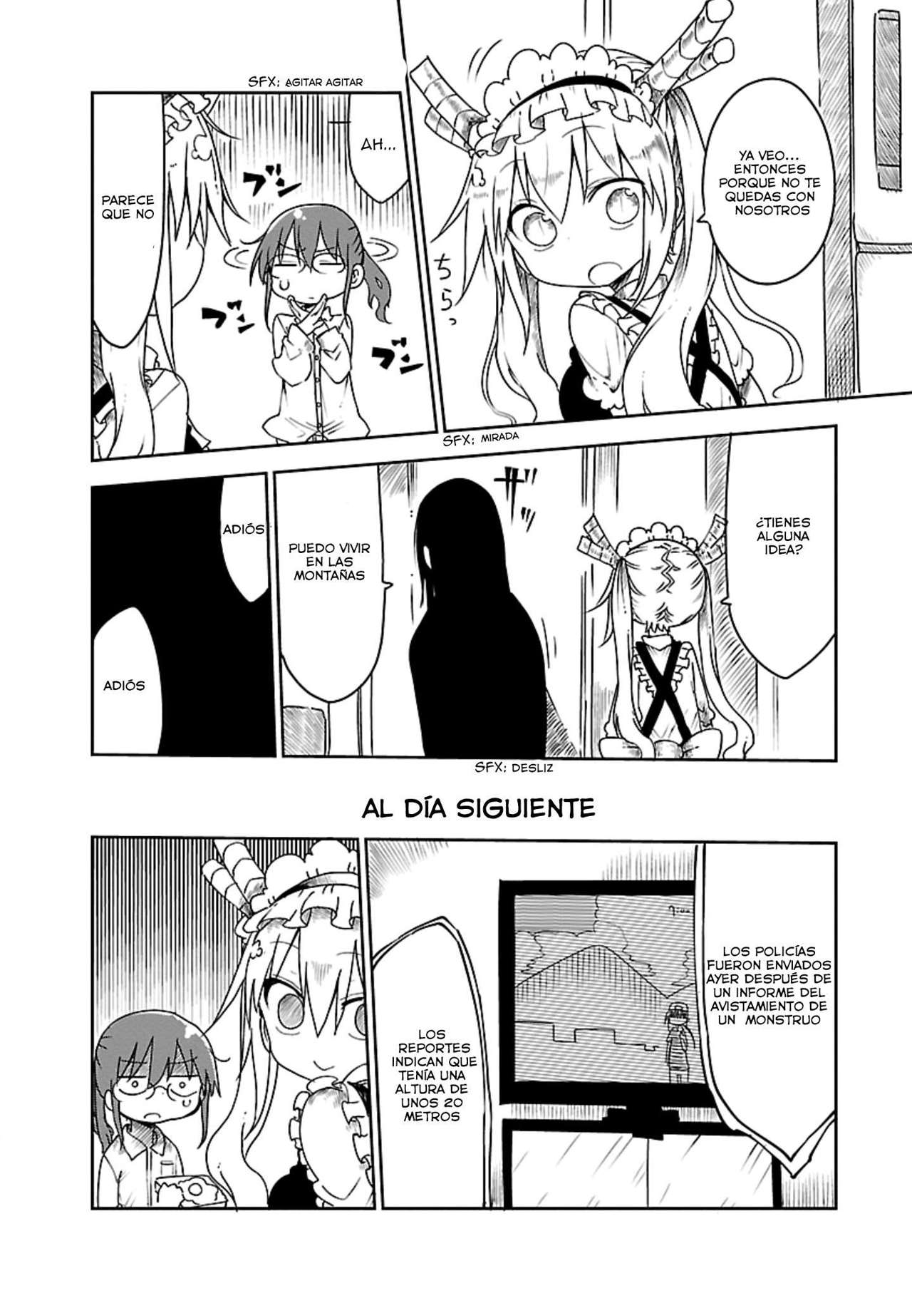 Kobayashi-san Chi no Maid Dragon Capitulo 15: Tooru y la Busqueda de Casas página 6