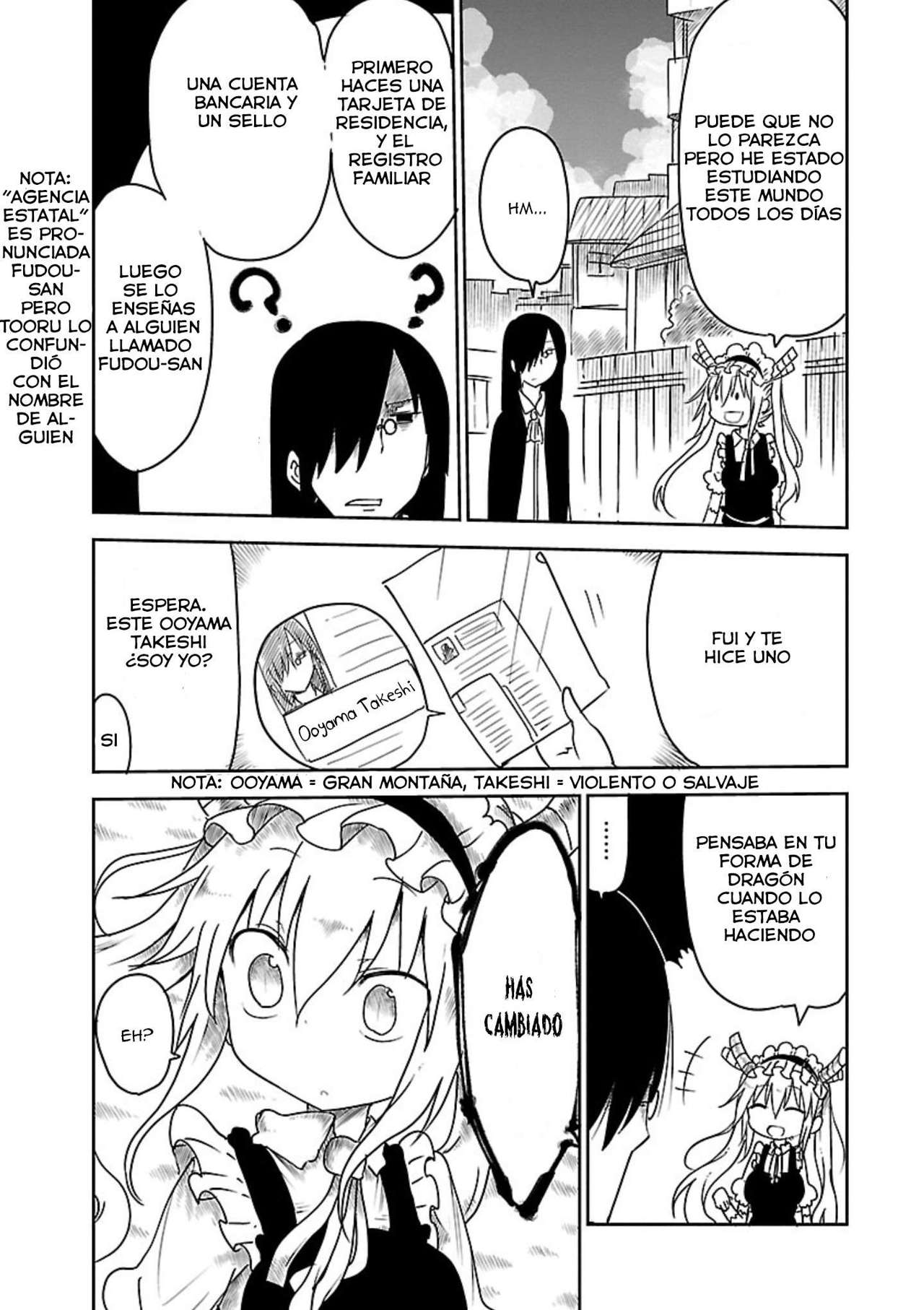 Kobayashi-san Chi no Maid Dragon Capitulo 15: Tooru y la Busqueda de Casas página 8