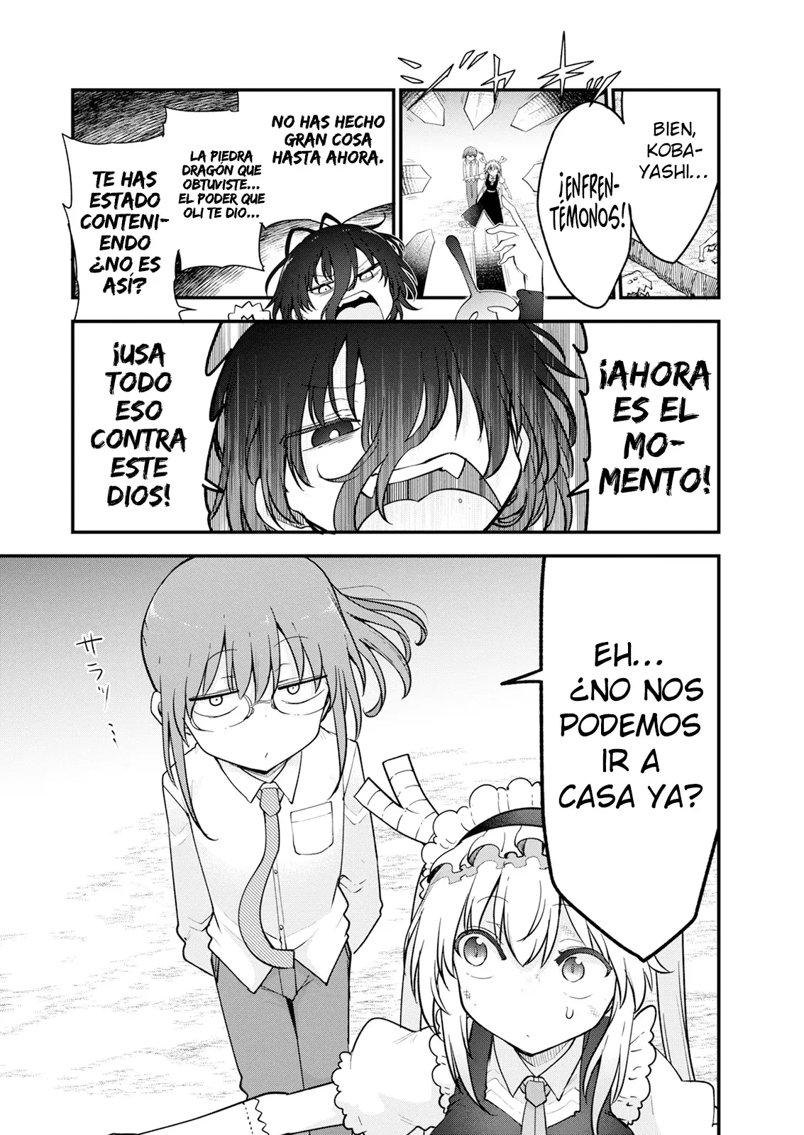 Kobayashi-san Chi no Maid Dragon Capitulo 150 página 3