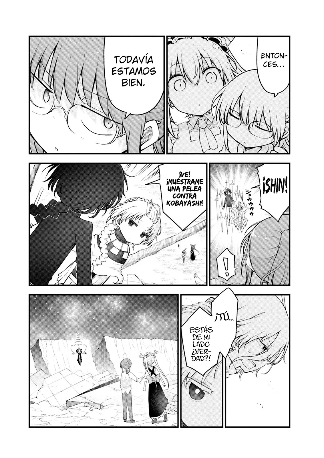 Kobayashi-san Chi no Maid Dragon Capitulo 150 página 7