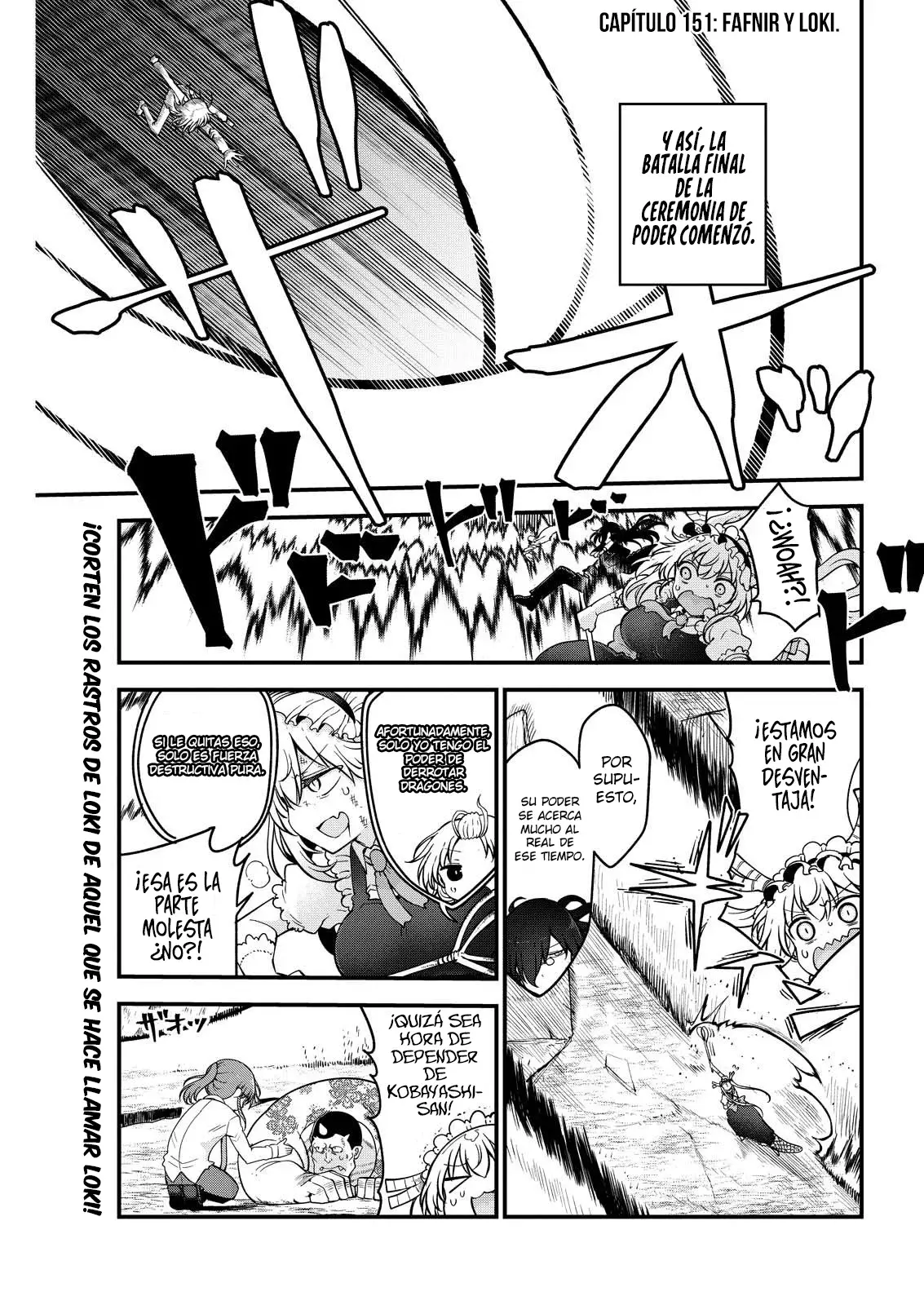 Kobayashi-san Chi no Maid Dragon Capitulo 151 página 2