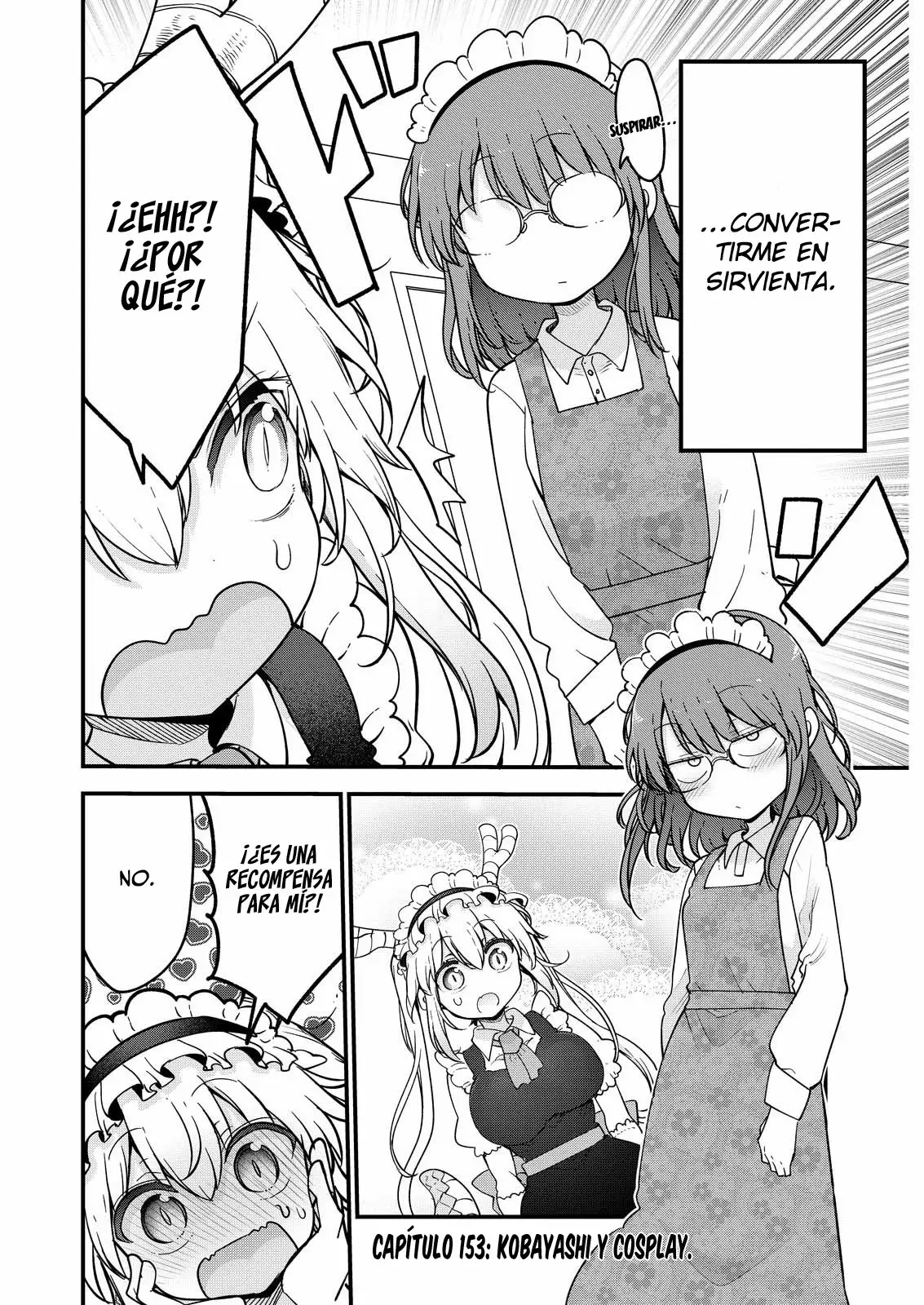 Kobayashi-san Chi no Maid Dragon Capitulo 153 página 3