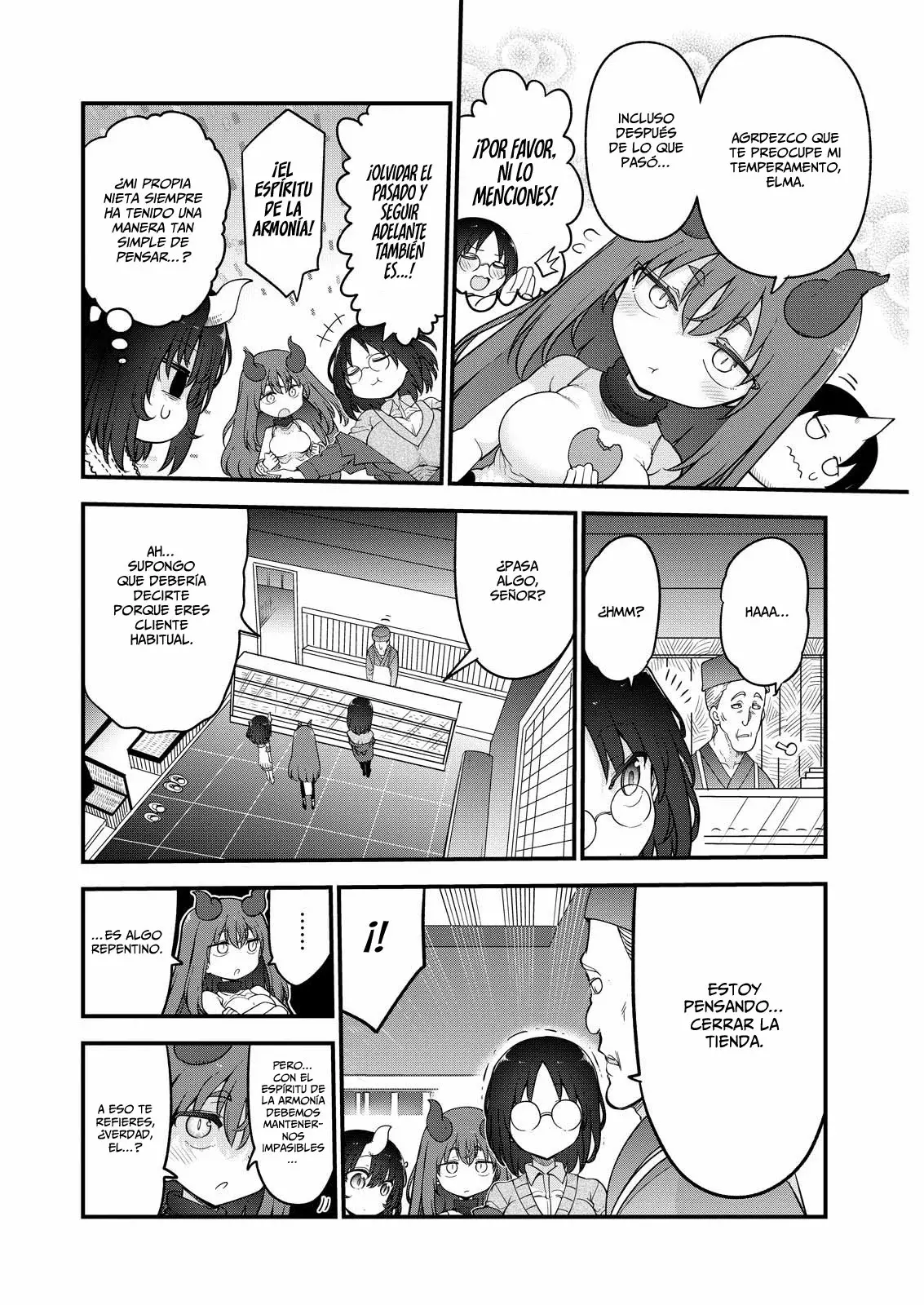 Kobayashi-san Chi no Maid Dragon Capitulo 154 página 3