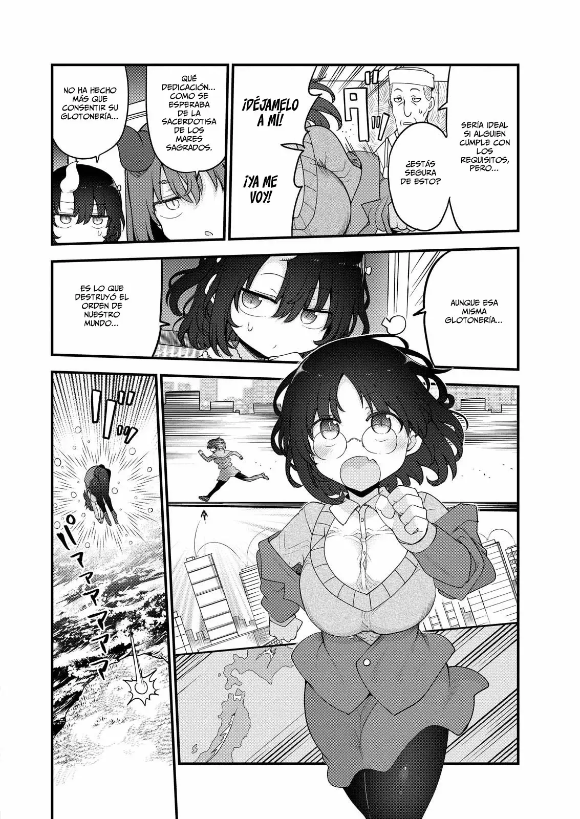 Kobayashi-san Chi no Maid Dragon Capitulo 154 página 7