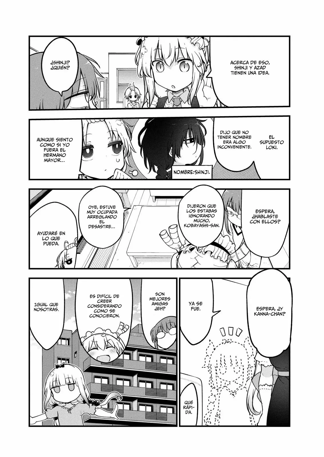 Kobayashi-san Chi no Maid Dragon Capitulo 155 página 7