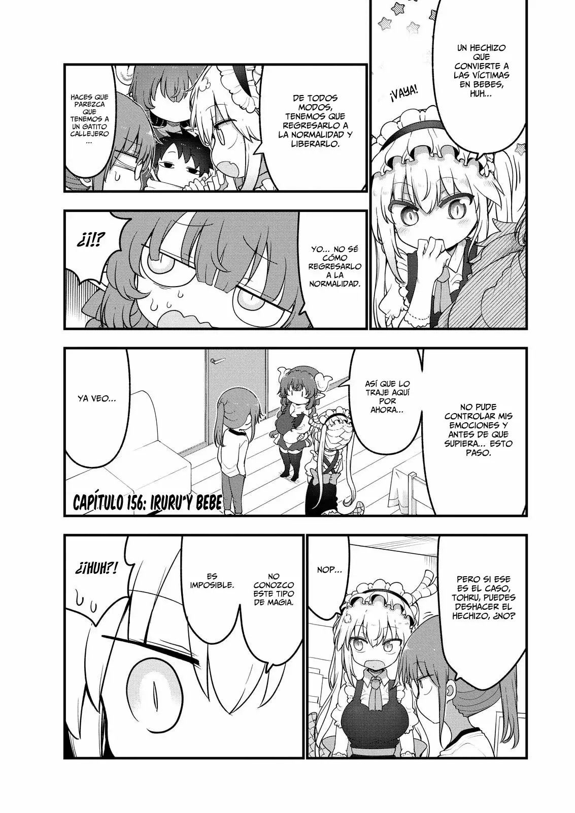 Kobayashi-san Chi no Maid Dragon Capitulo 156 página 4