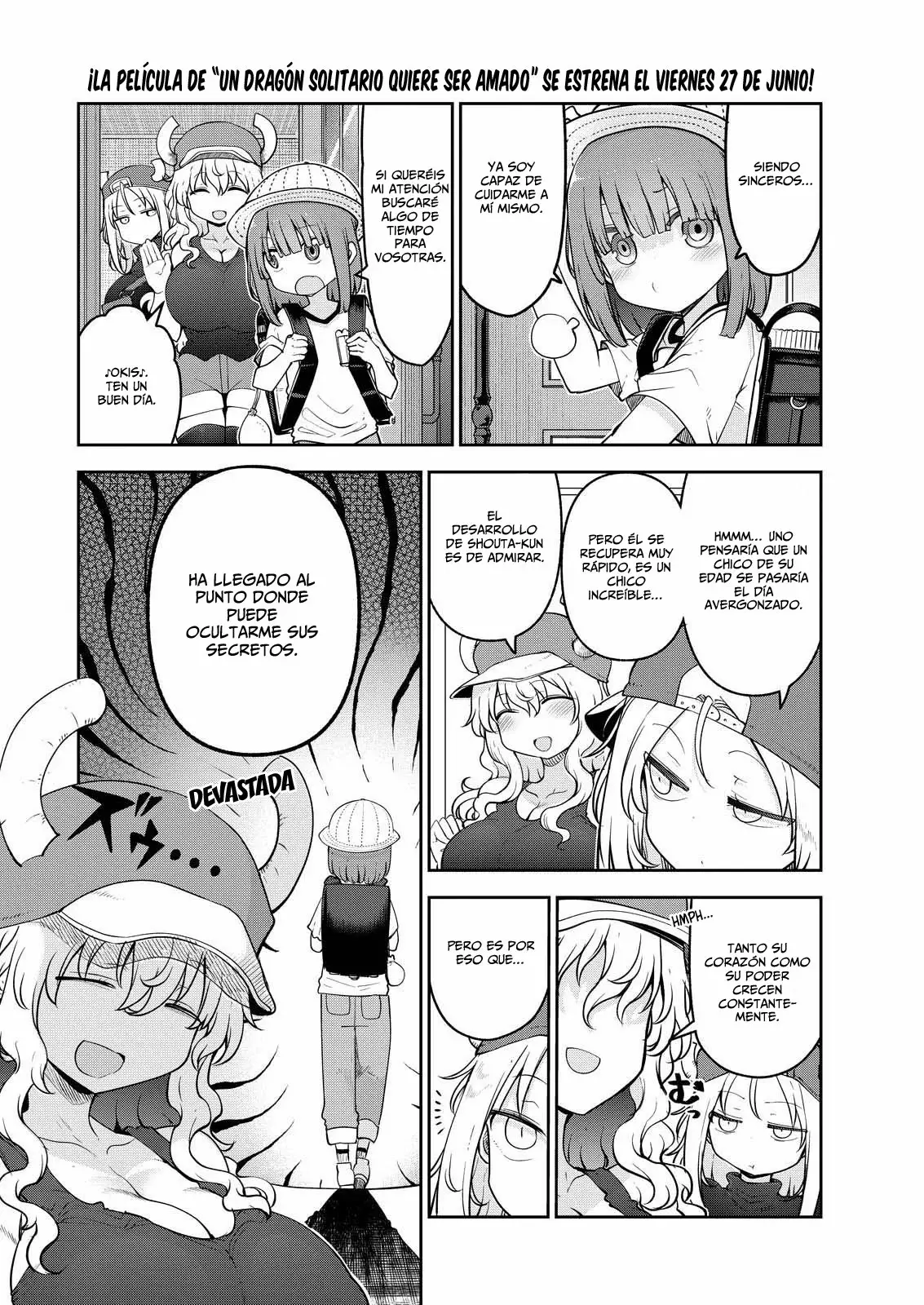 Kobayashi-san Chi no Maid Dragon Capitulo 159 página 3