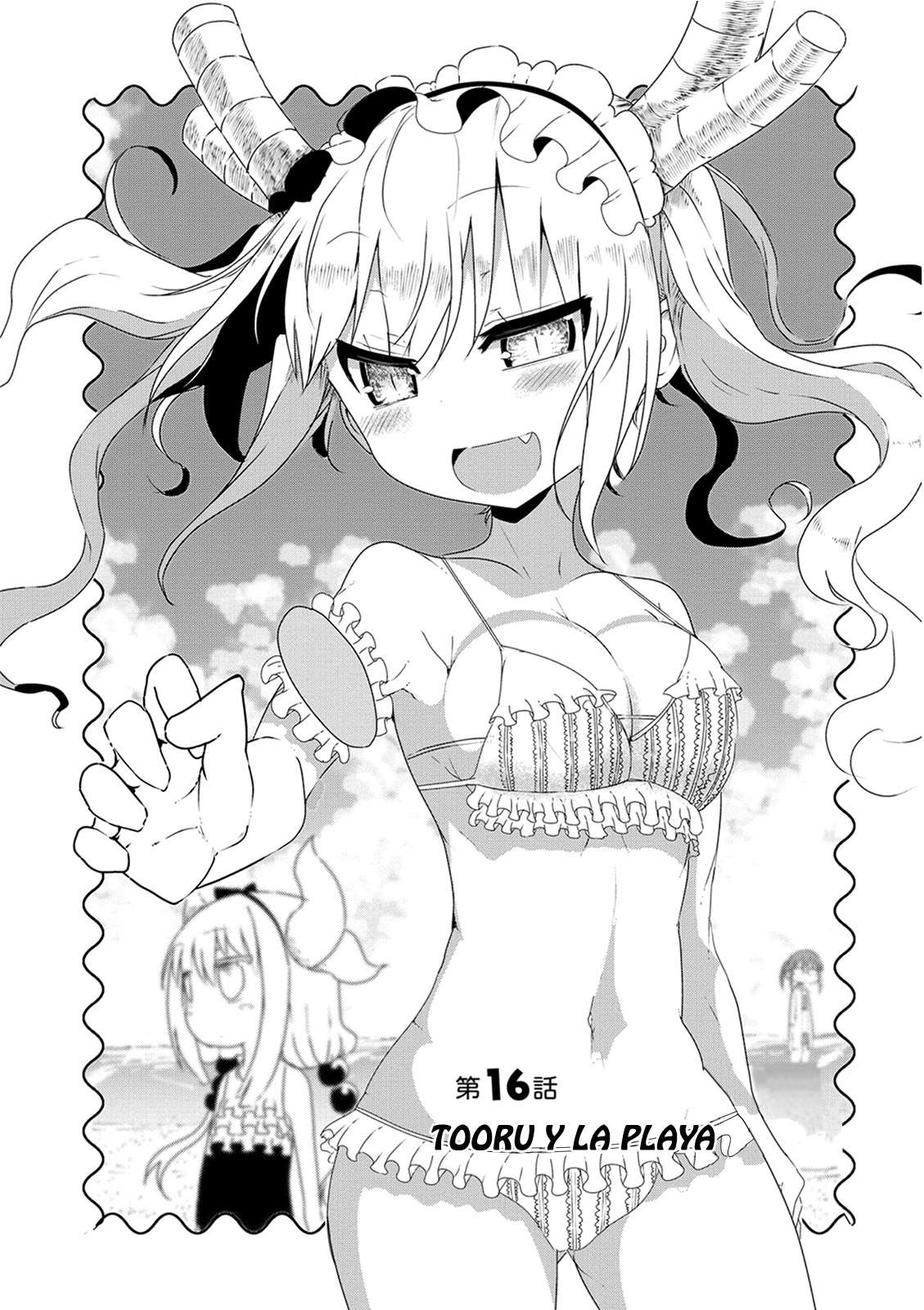 Kobayashi-san Chi no Maid Dragon Capitulo 16: Tooru y la Playa página 4