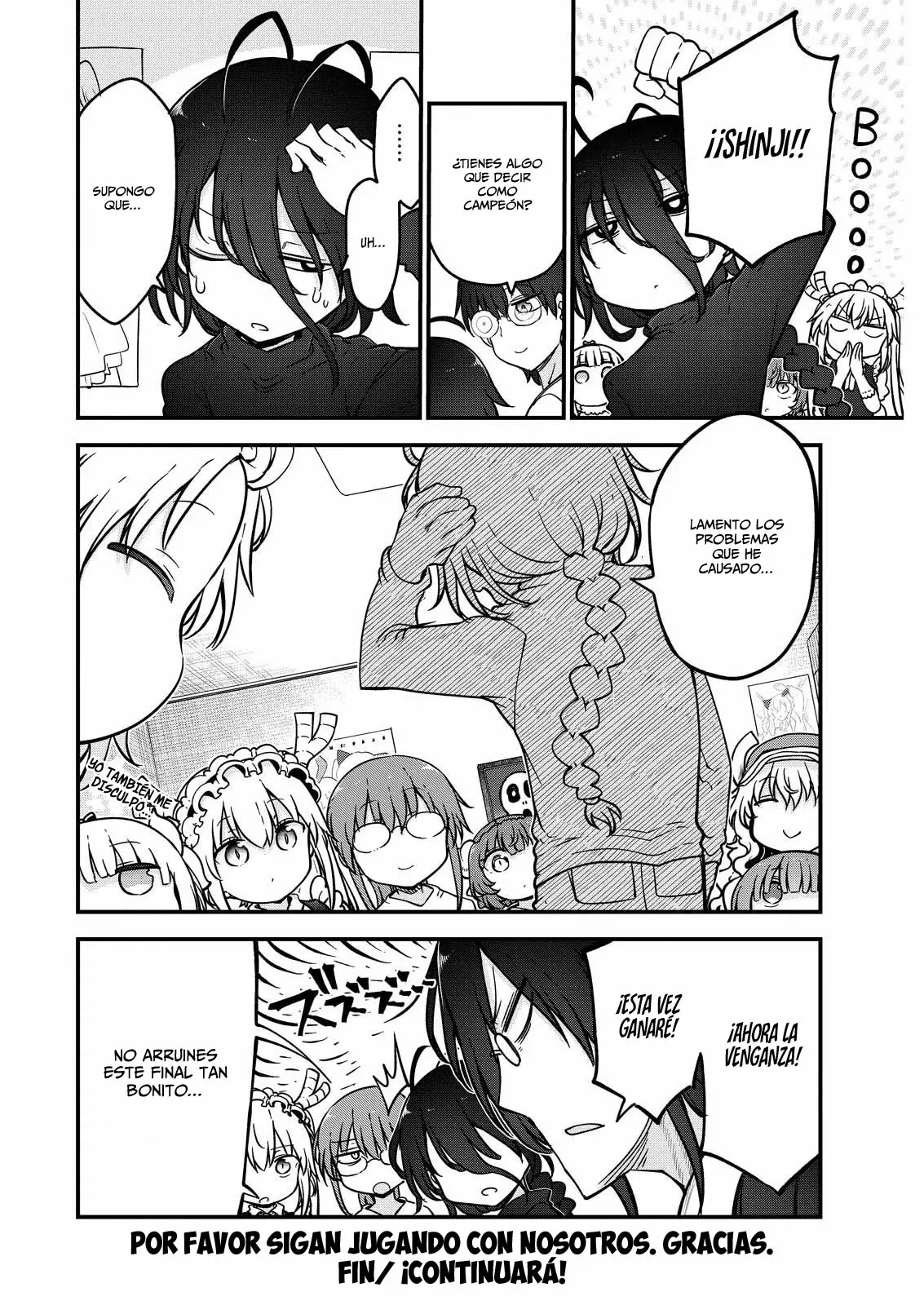 Kobayashi-san Chi no Maid Dragon Capitulo 160 página 15