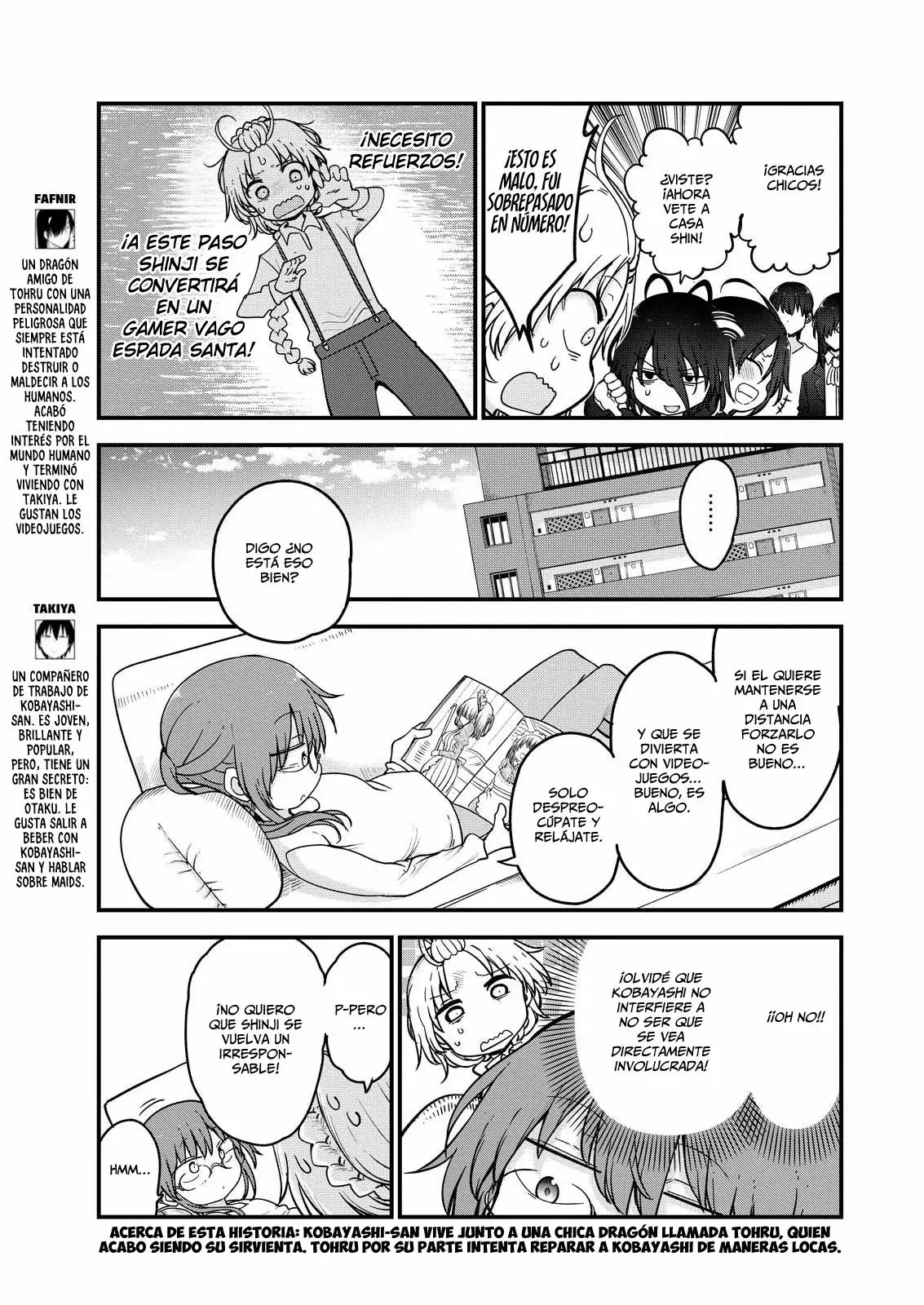 Kobayashi-san Chi no Maid Dragon Capitulo 160 página 4