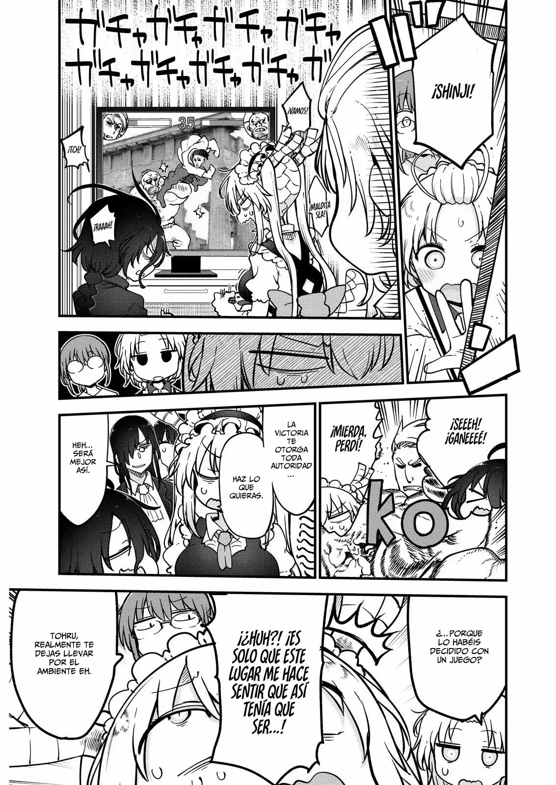 Kobayashi-san Chi no Maid Dragon Capitulo 160 página 6