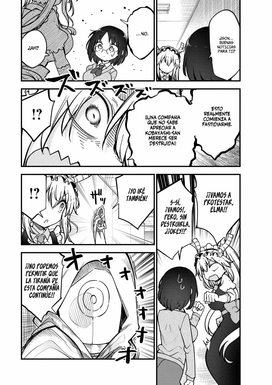 Kobayashi-san Chi no Maid Dragon Capitulo 161 página 11