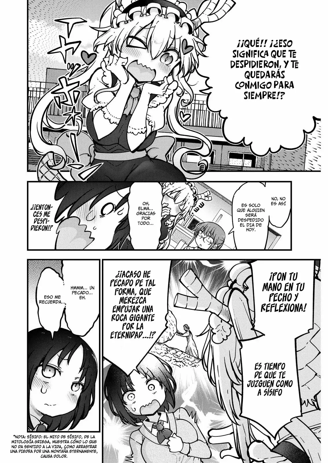 Kobayashi-san Chi no Maid Dragon Capitulo 161 página 3