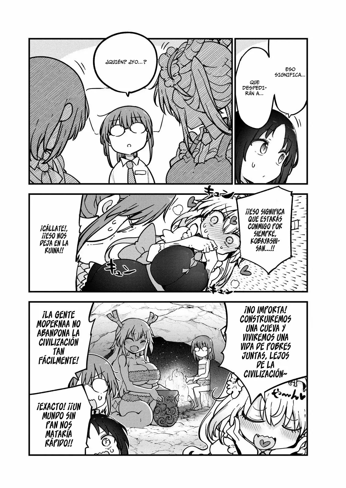 Kobayashi-san Chi no Maid Dragon Capitulo 161 página 7