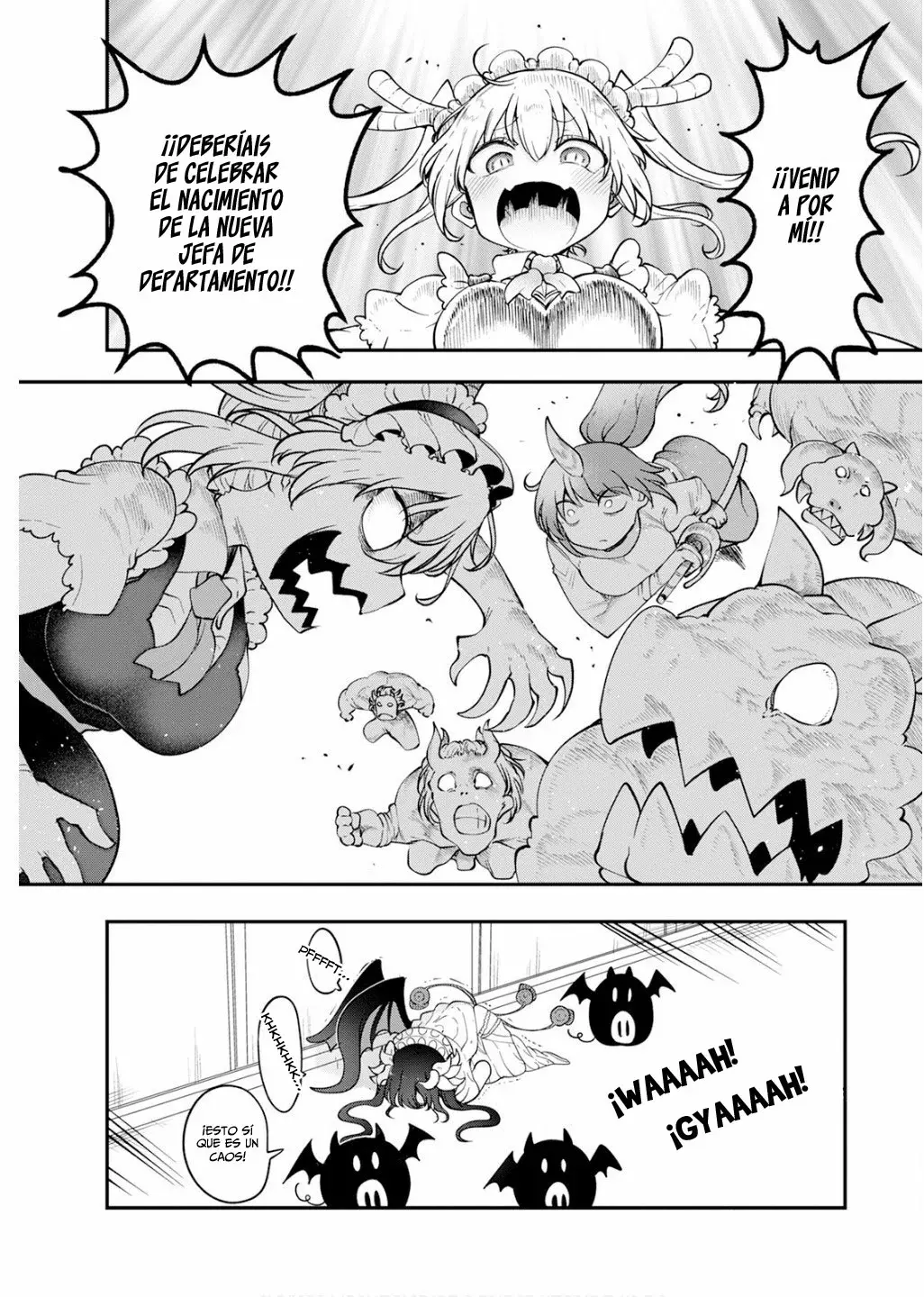 Kobayashi-san Chi no Maid Dragon Capitulo 162 página 12