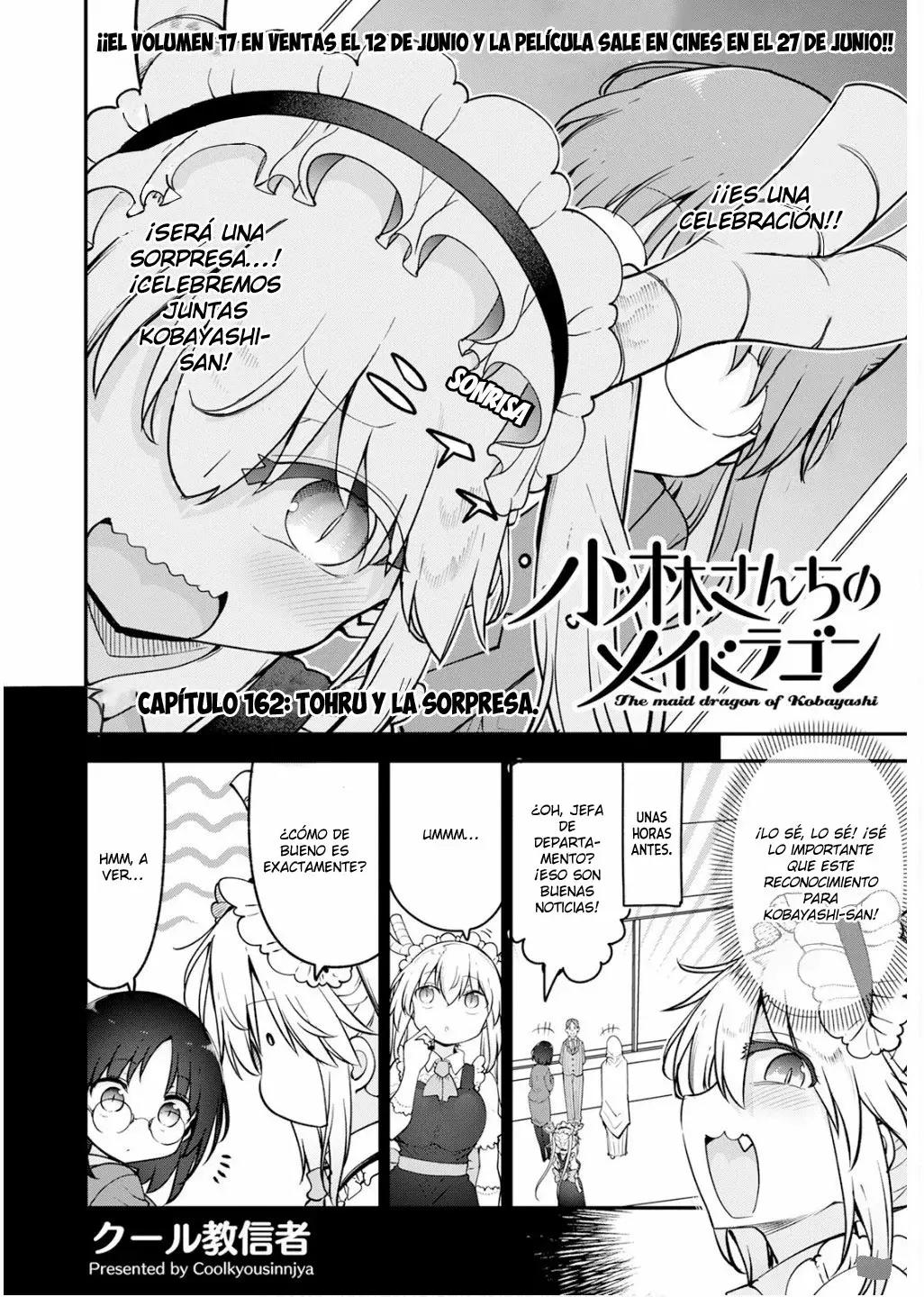 Kobayashi-san Chi no Maid Dragon Capitulo 162 página 3