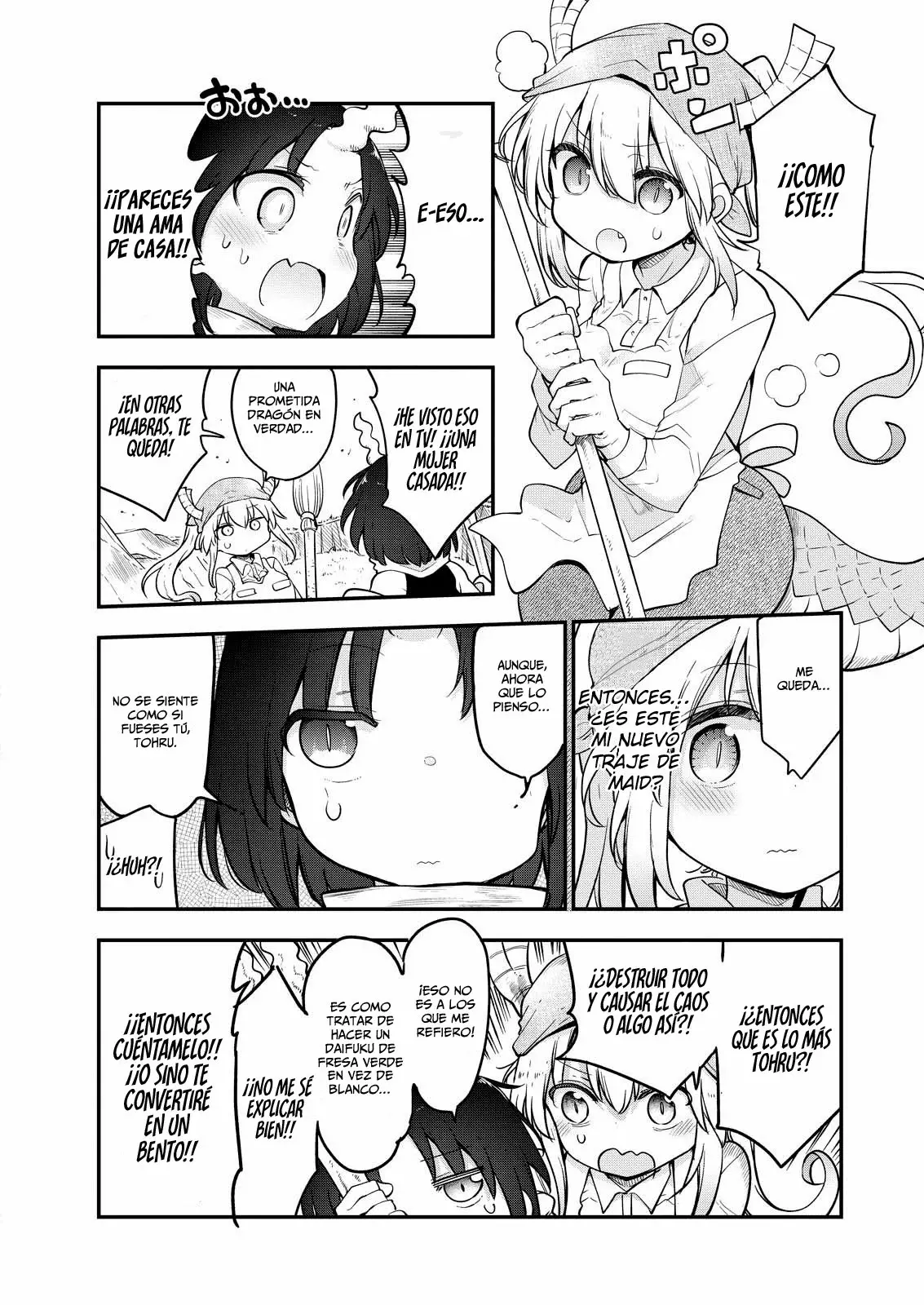 Kobayashi-san Chi no Maid Dragon Capitulo 164 página 10