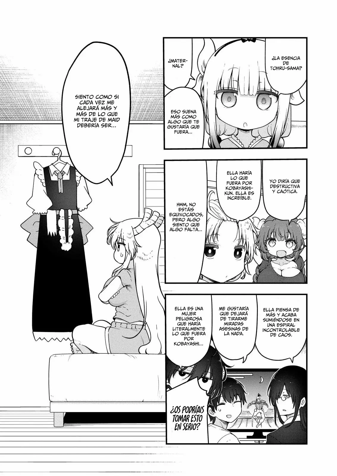 Kobayashi-san Chi no Maid Dragon Capitulo 164 página 12
