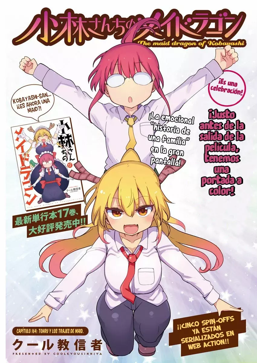 Kobayashi-san Chi no Maid Dragon Capitulo 164 página 2