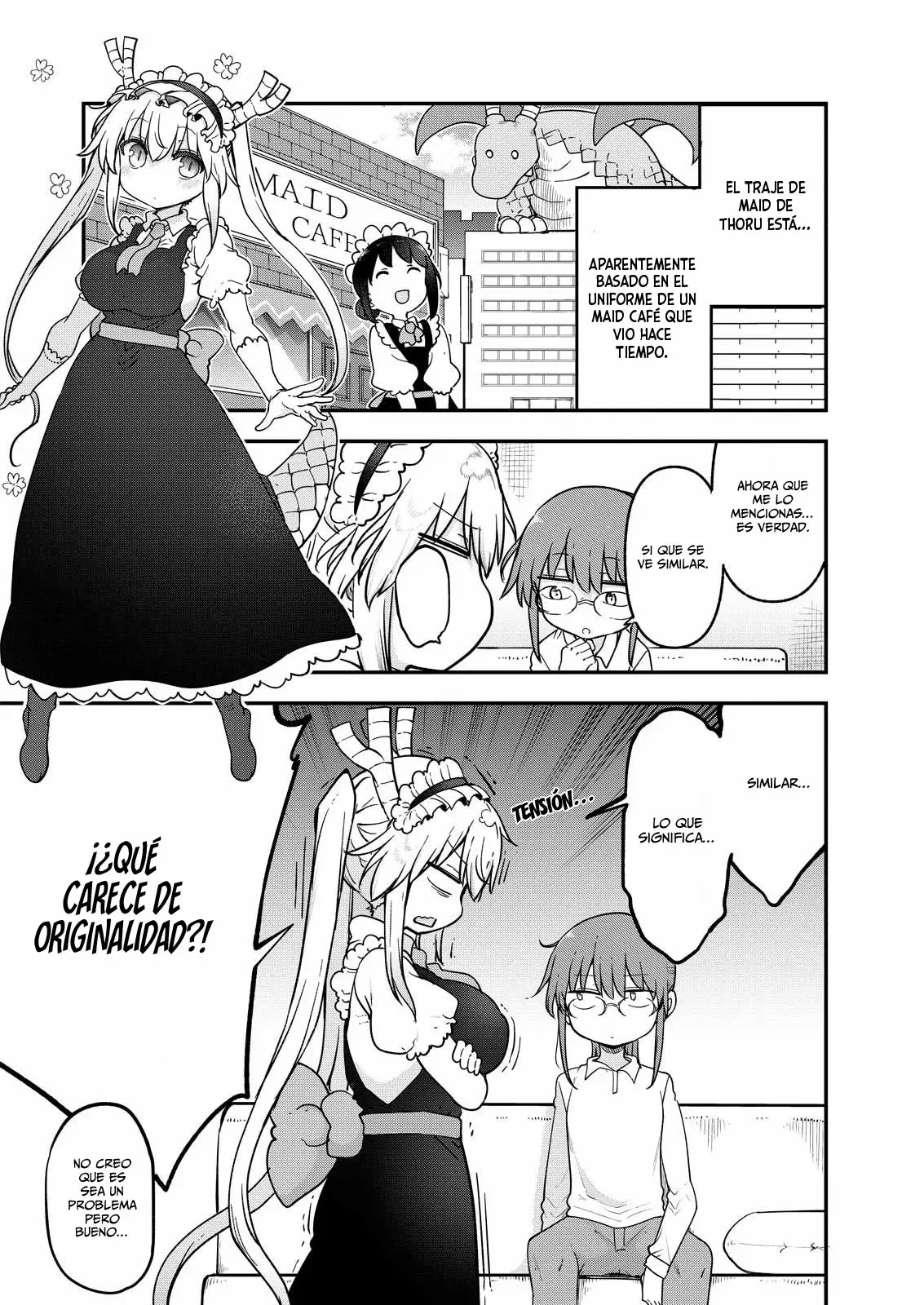 Kobayashi-san Chi no Maid Dragon Capitulo 164 página 3
