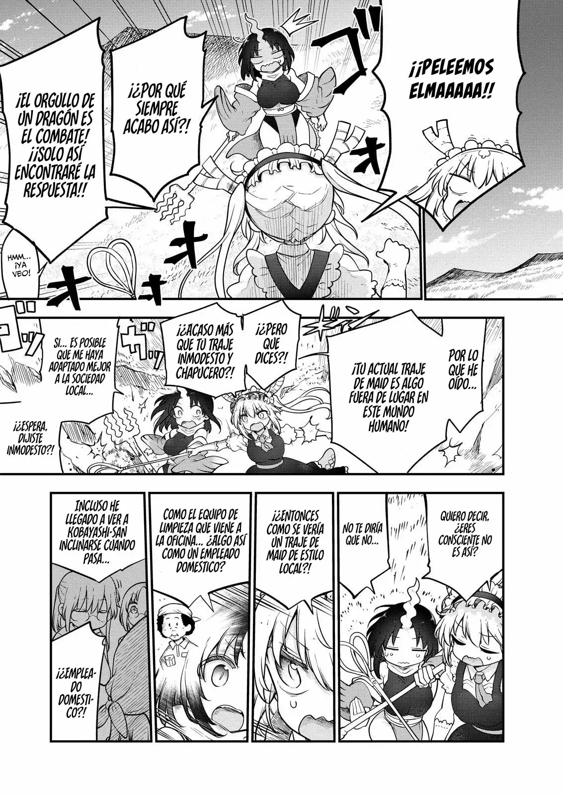 Kobayashi-san Chi no Maid Dragon Capitulo 164 página 9
