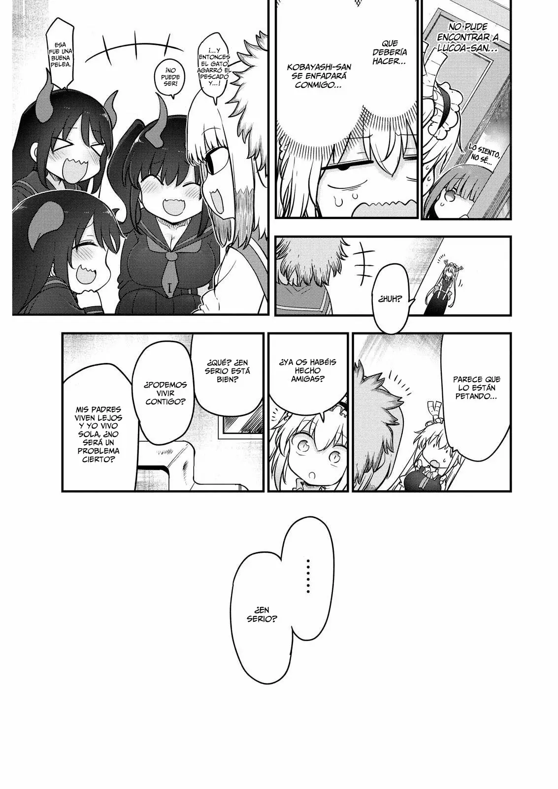Kobayashi-san Chi no Maid Dragon Capitulo 165 página 14