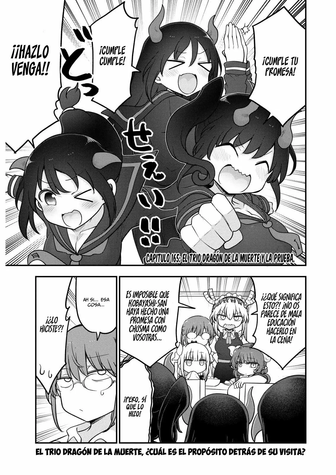 Kobayashi-san Chi no Maid Dragon Capitulo 165 página 2