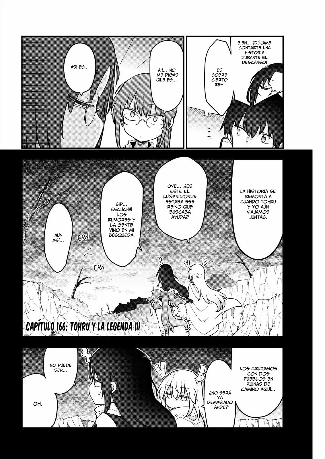 Kobayashi-san Chi no Maid Dragon Capitulo 166 página 3