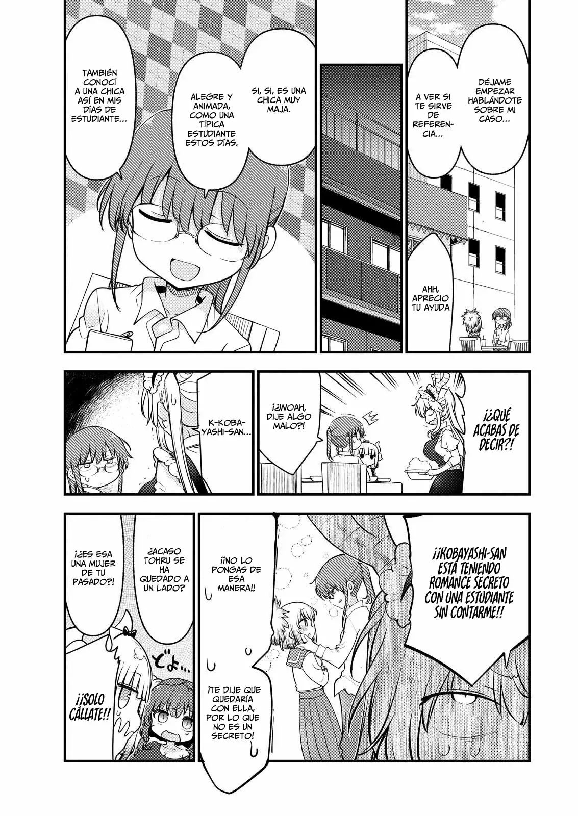 Kobayashi-san Chi no Maid Dragon Capitulo 168 página 4