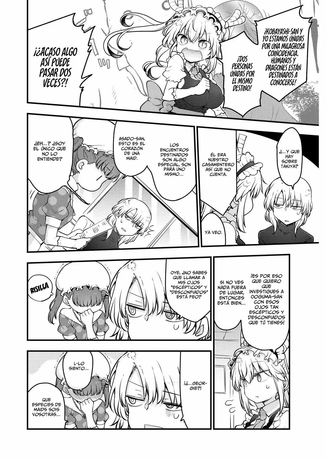 Kobayashi-san Chi no Maid Dragon Capitulo 168 página 7