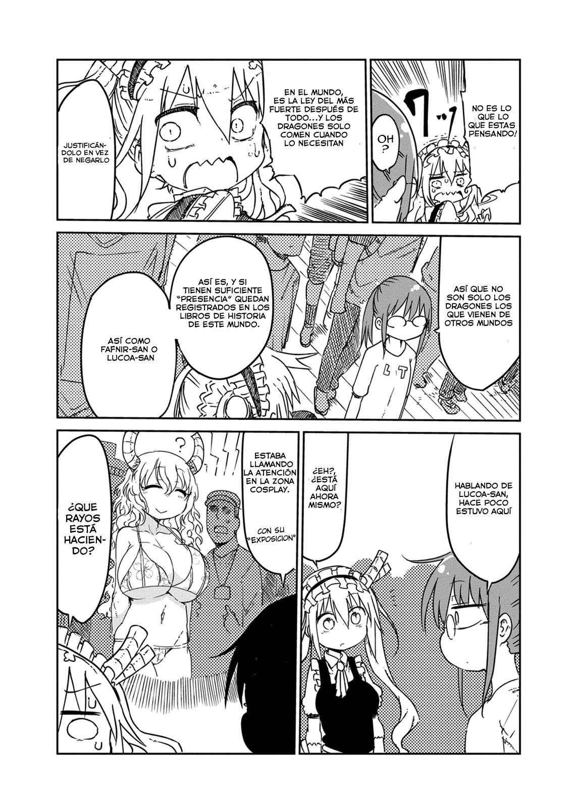 Kobayashi-san Chi no Maid Dragon Capitulo 17: Tooru y el Comiket página 10