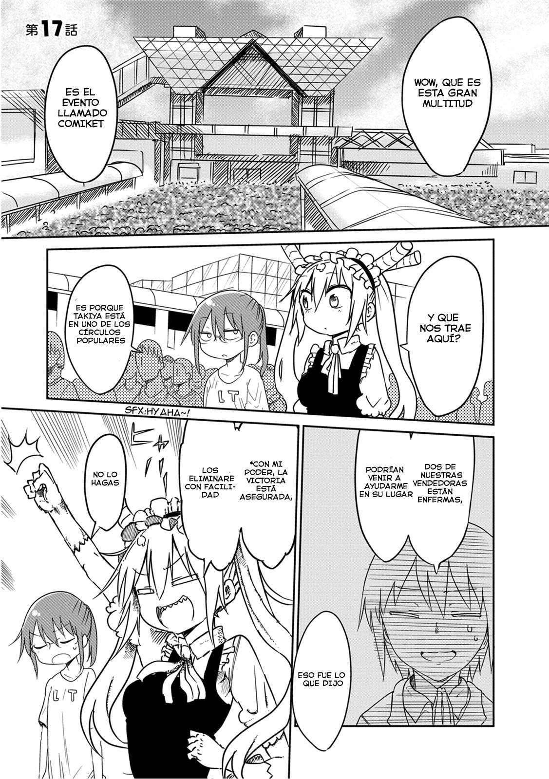 Kobayashi-san Chi no Maid Dragon Capitulo 17: Tooru y el Comiket página 3