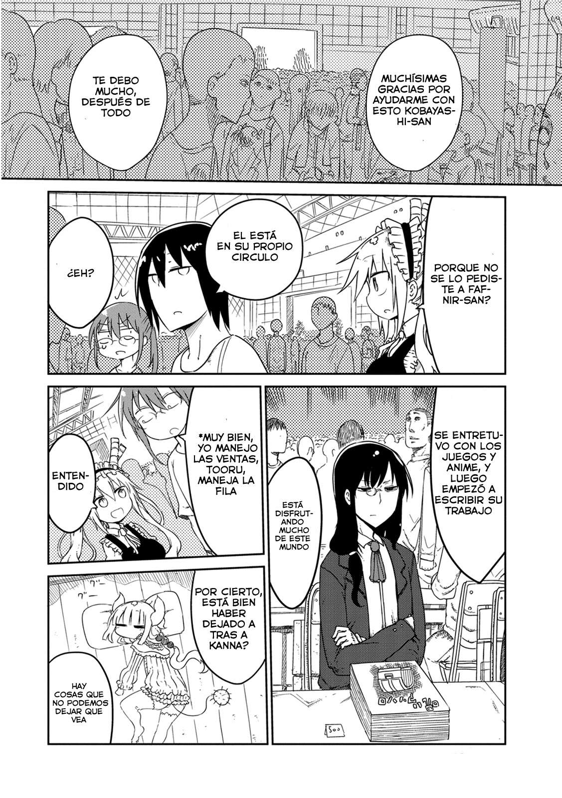 Kobayashi-san Chi no Maid Dragon Capitulo 17: Tooru y el Comiket página 5