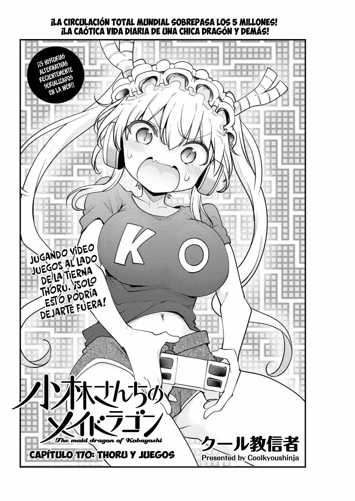Kobayashi-san Chi no Maid Dragon Capitulo 170 página 3