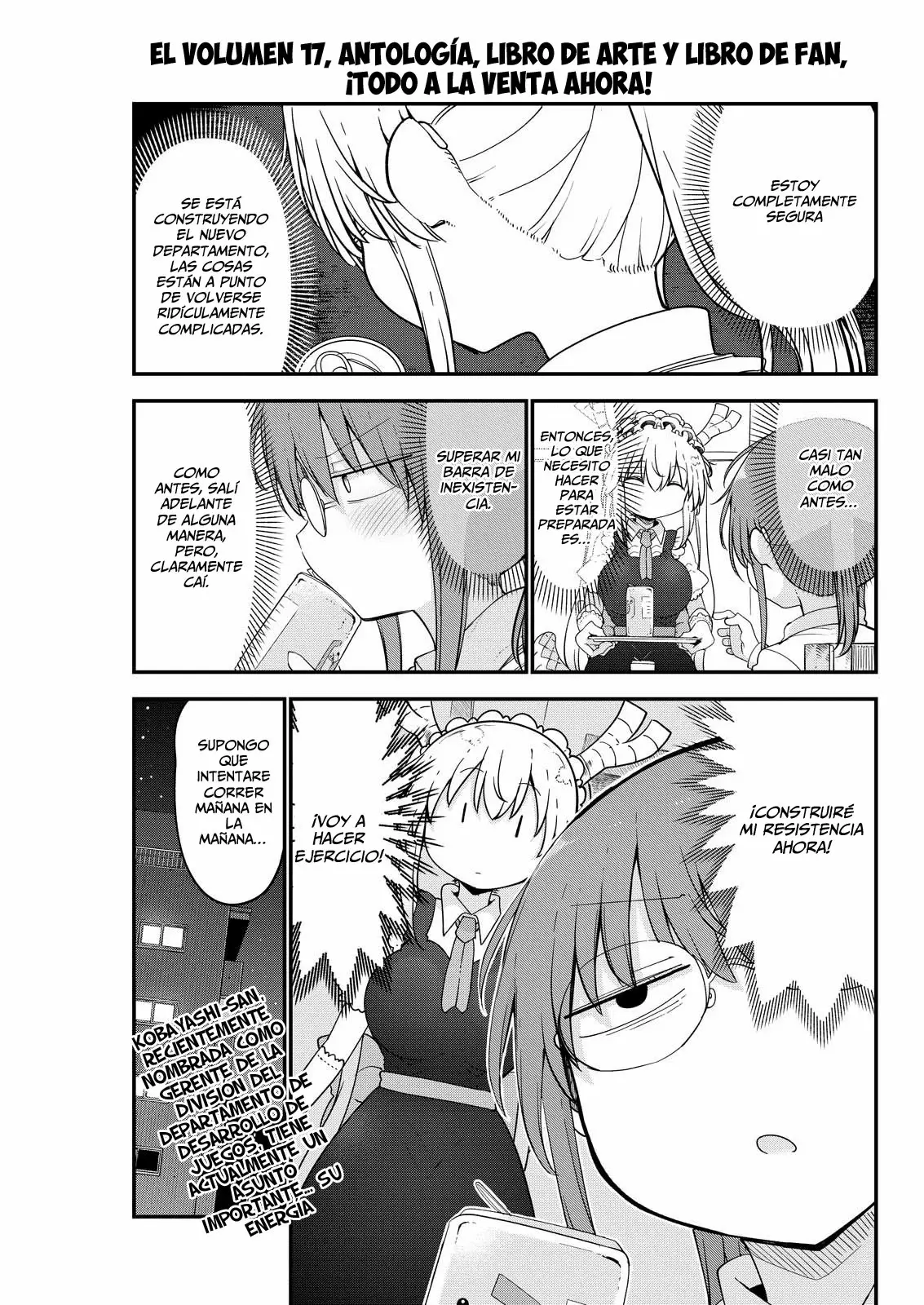 Kobayashi-san Chi no Maid Dragon Capitulo 171 página 2