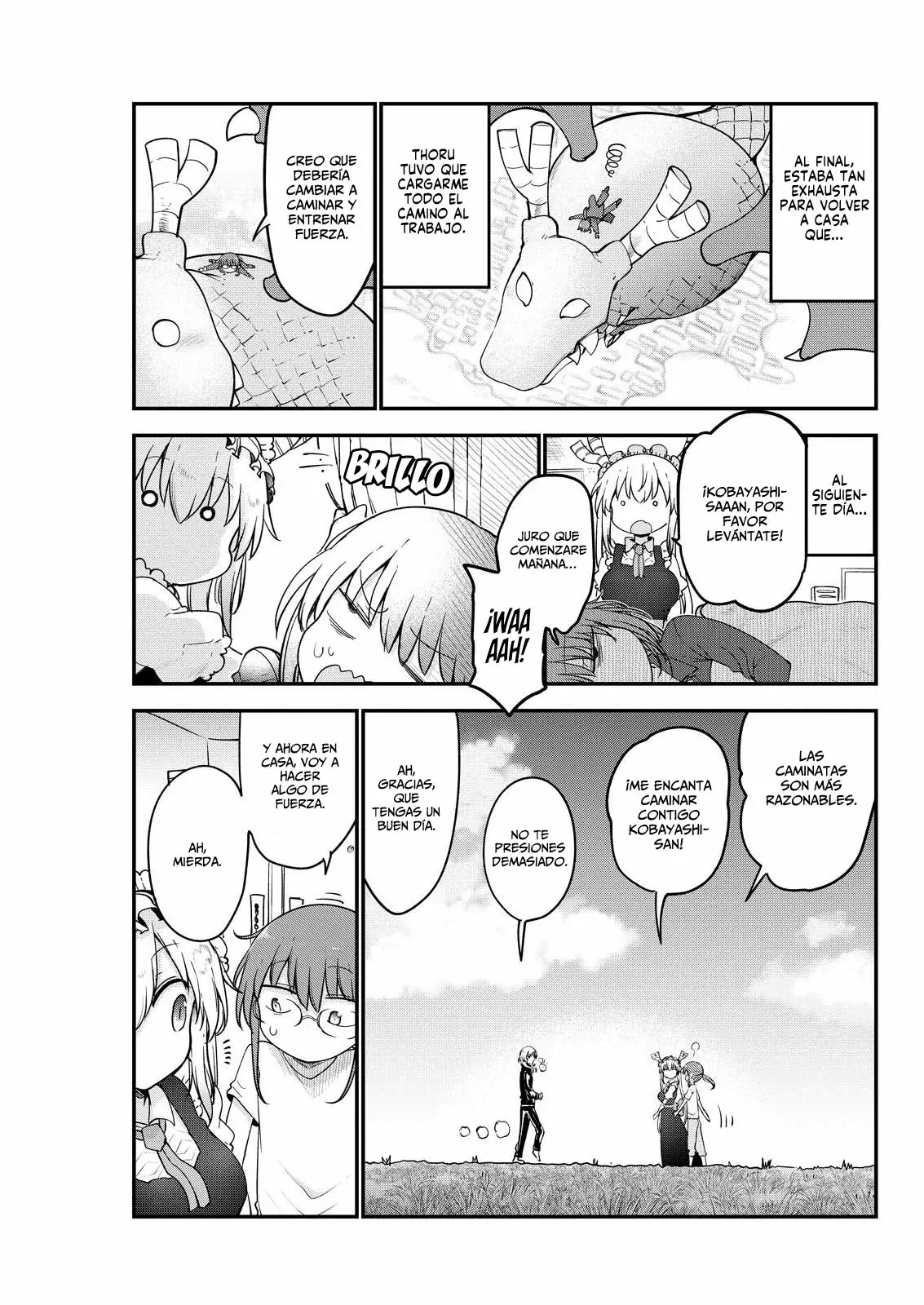 Kobayashi-san Chi no Maid Dragon Capitulo 171 página 6