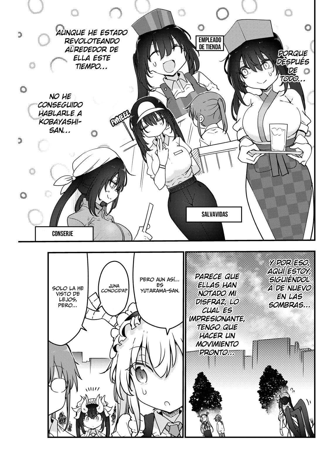 Kobayashi-san Chi no Maid Dragon Capitulo 174 página 8